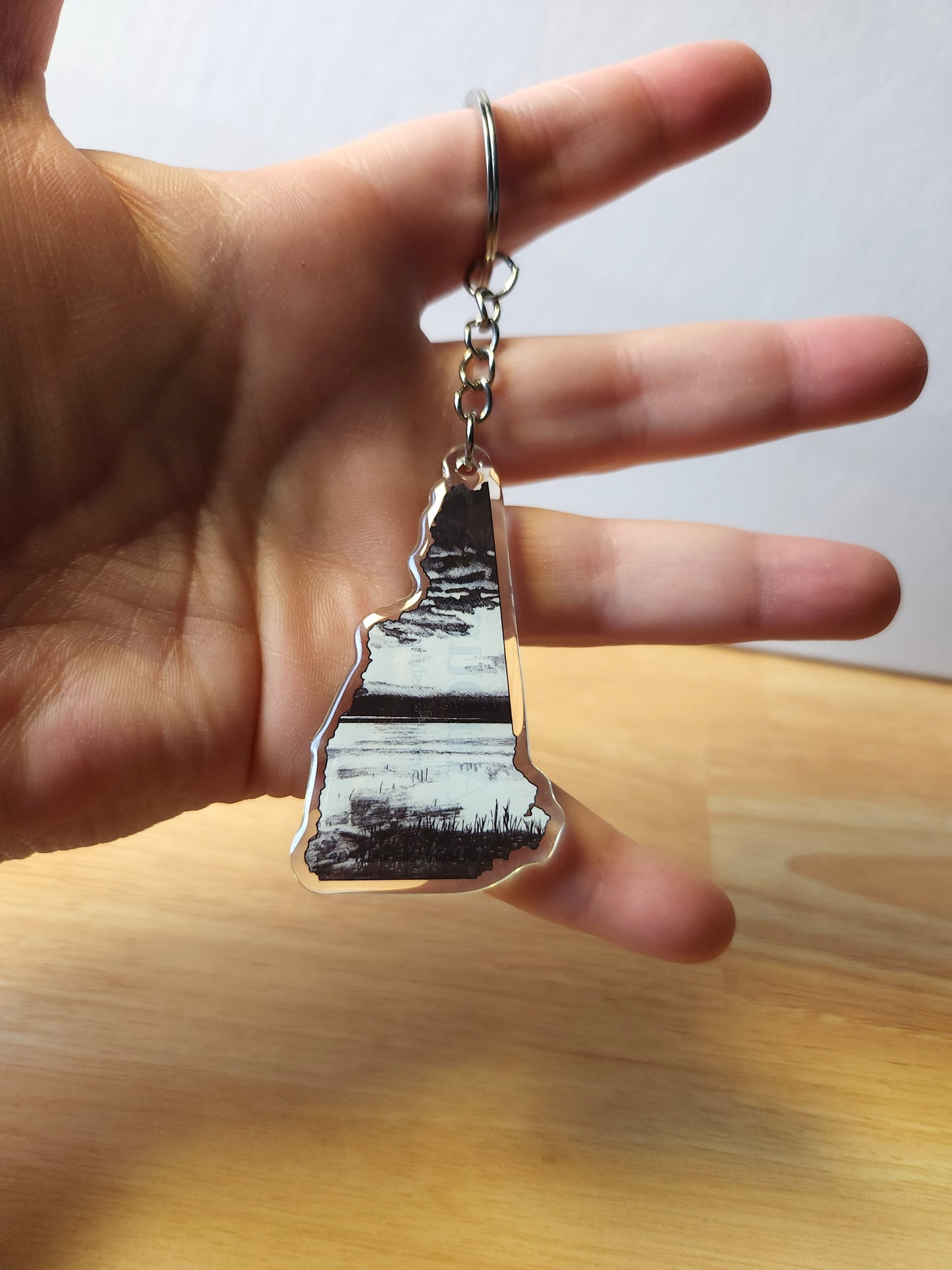 Auburn, NH Keychain