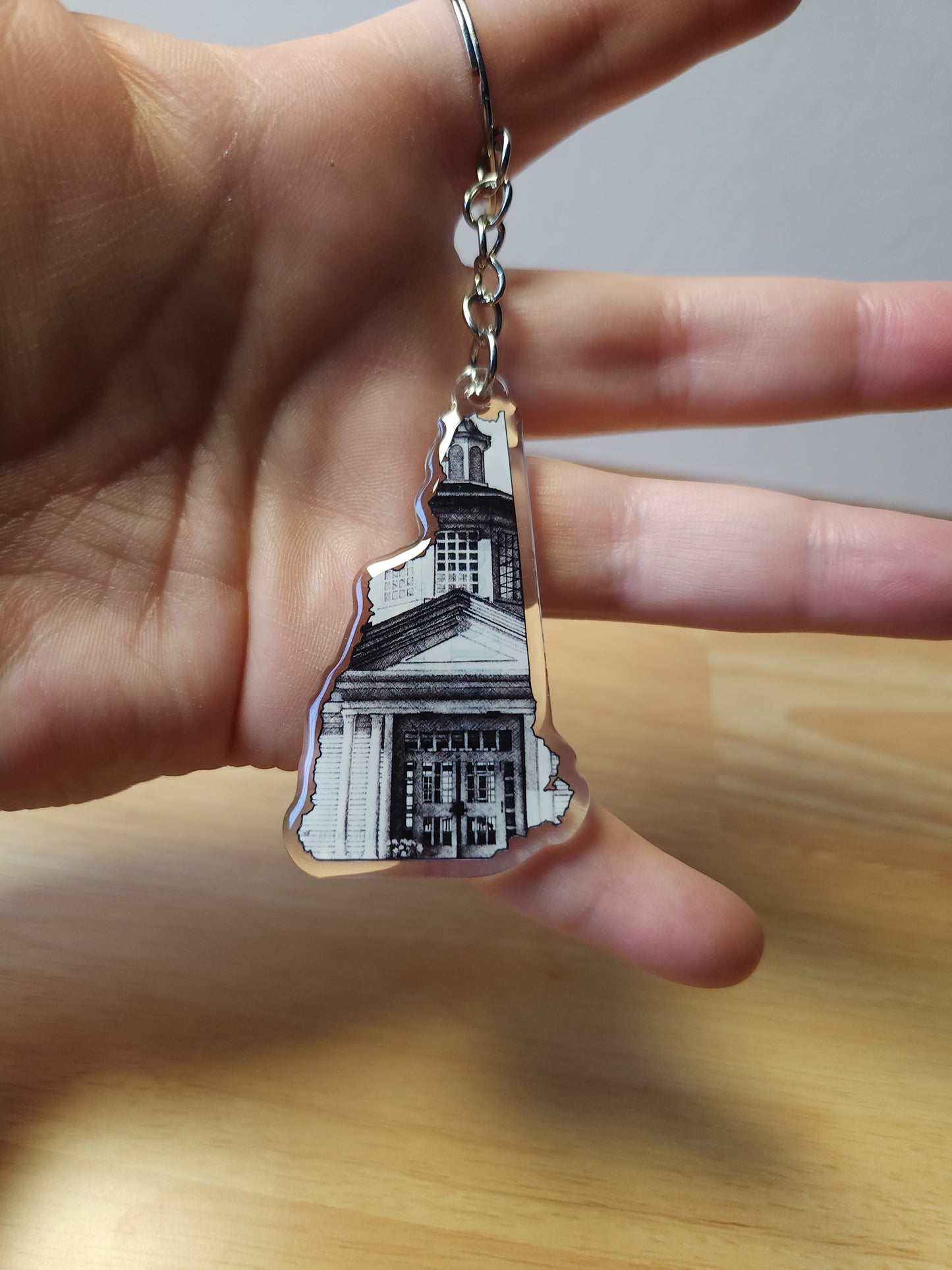 Bedford, NH Keychain