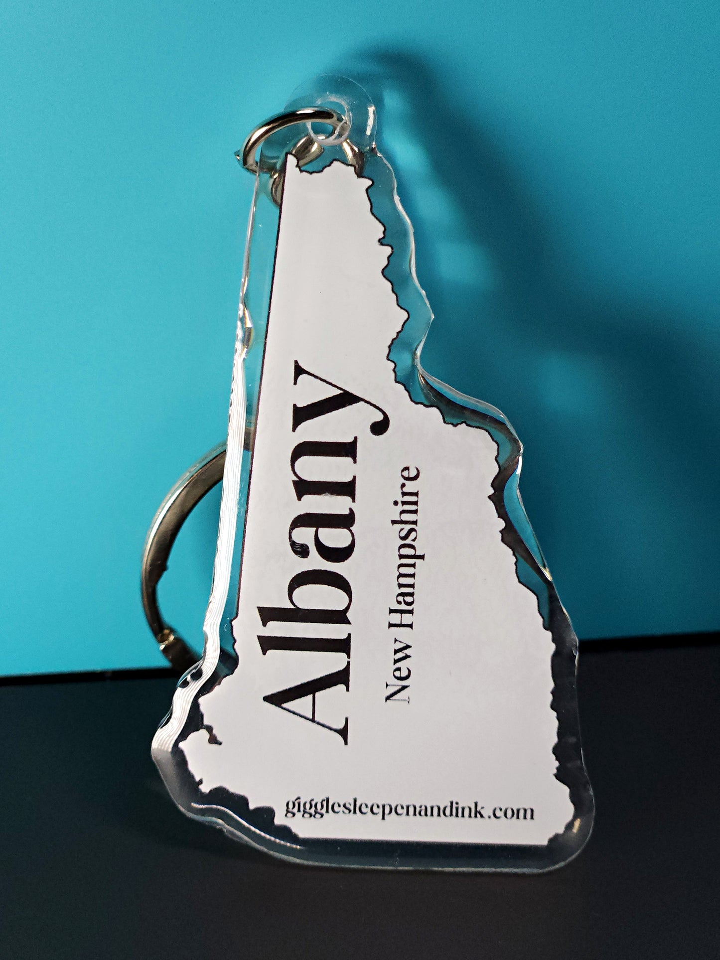 Albany, NH Keychain
