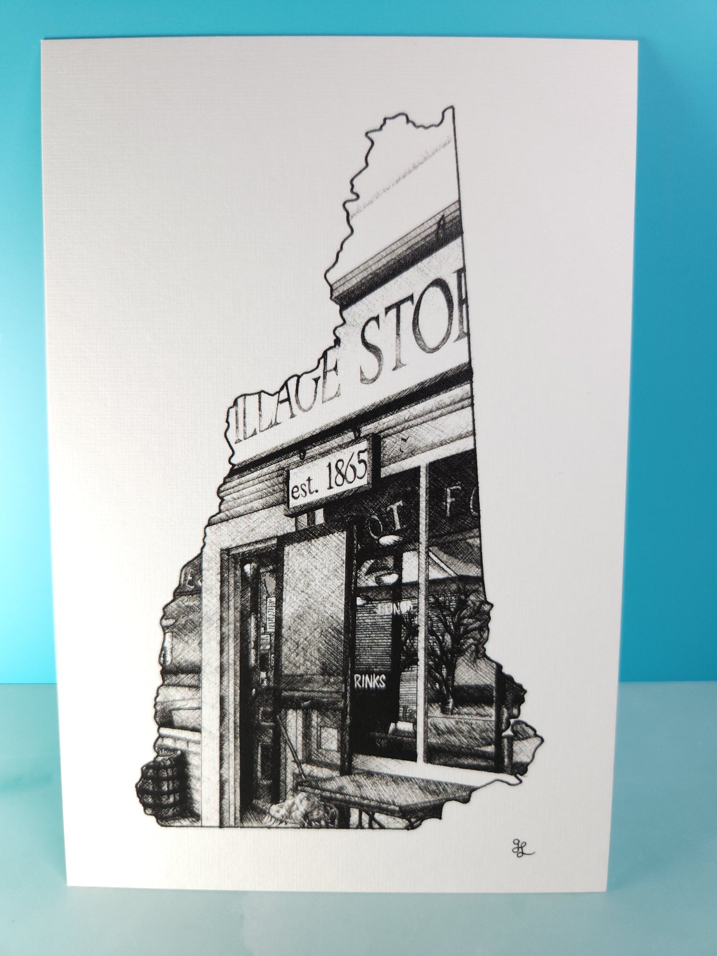Acworth, NH Postcard