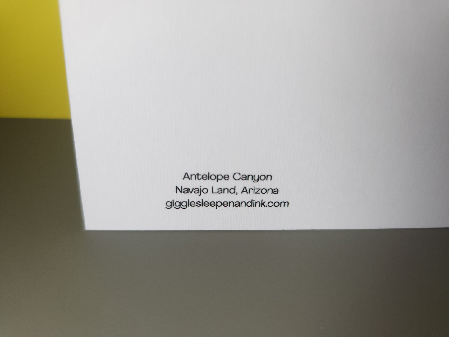 Antelope Canyon Postcard