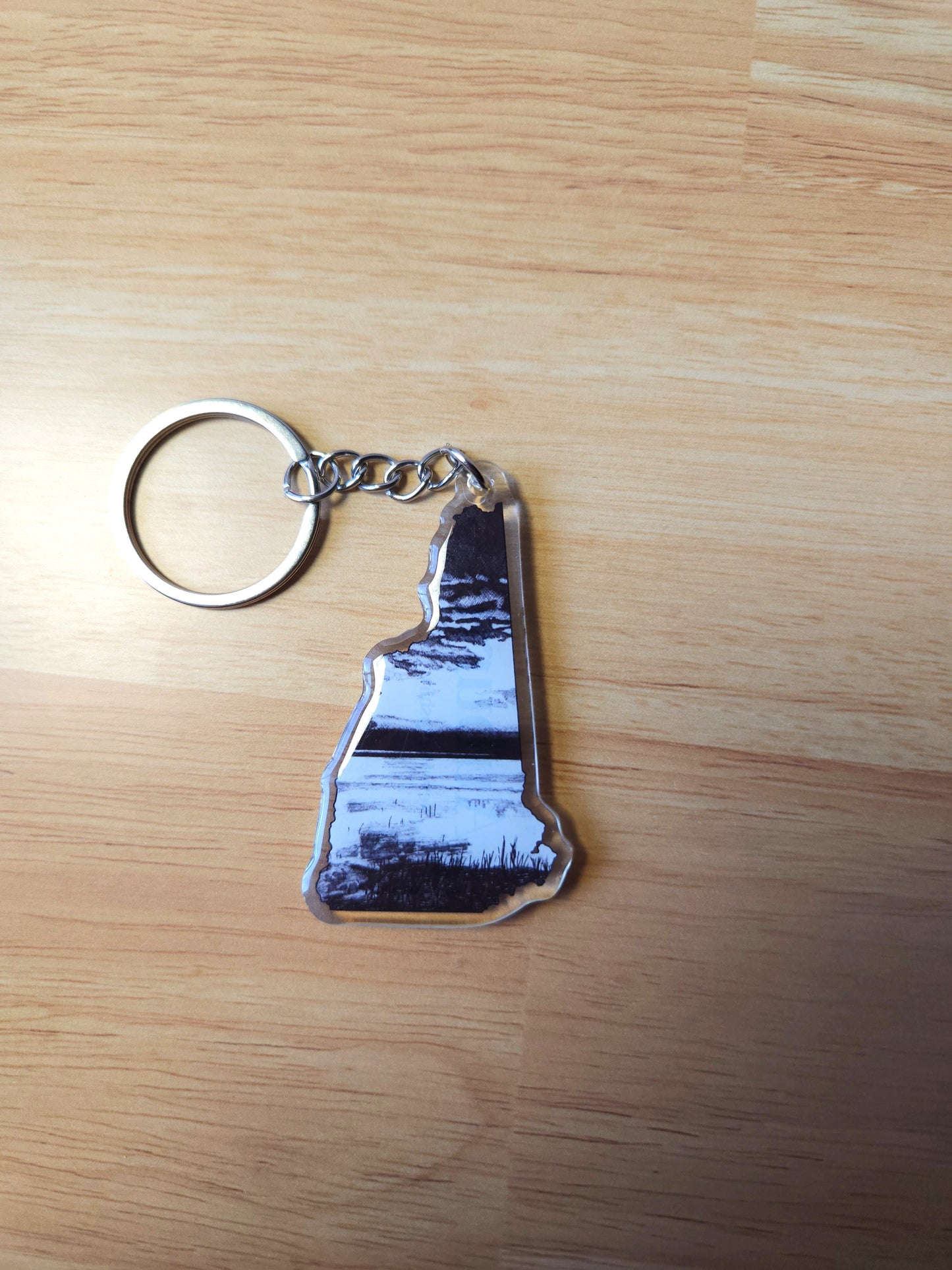 Auburn, NH Keychain