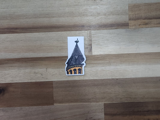 Black Cat House Magnetic Bookmark