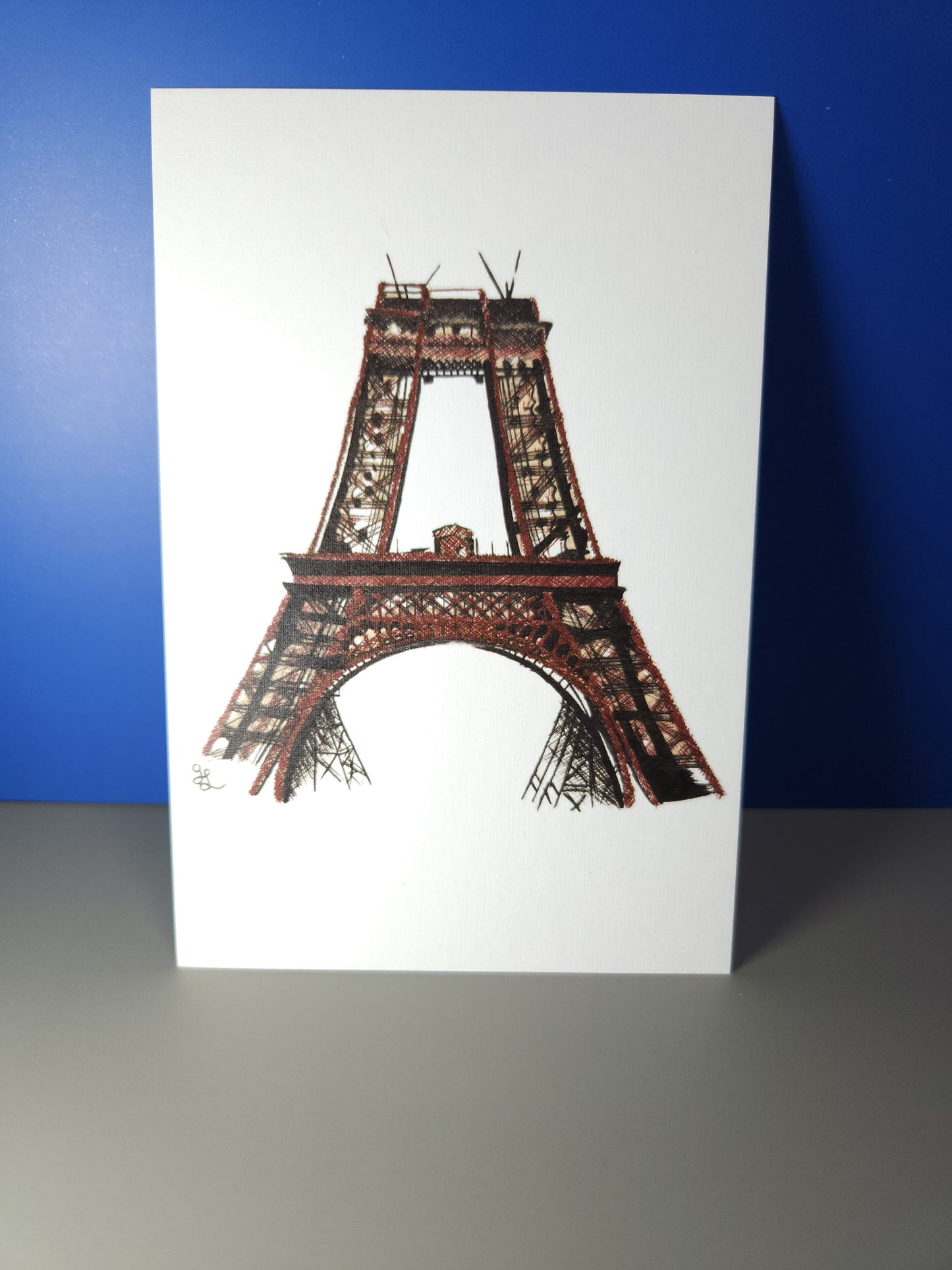 1888 Eiffel Tower Postcard