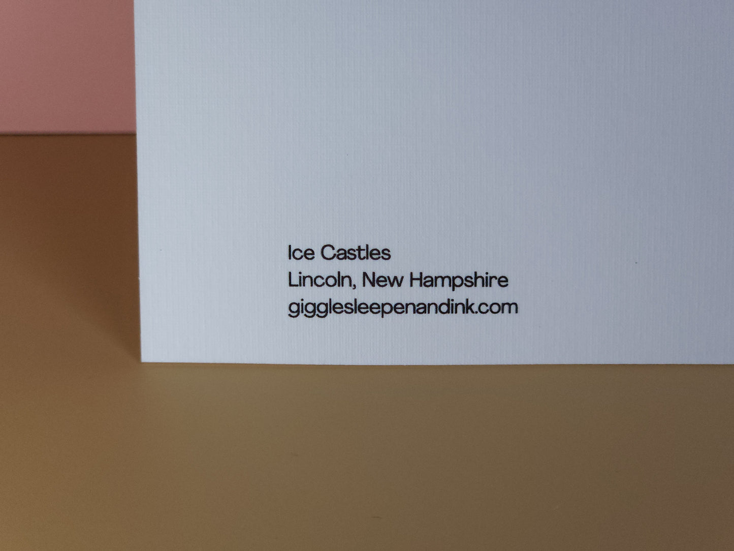 Ice Castle Postcard