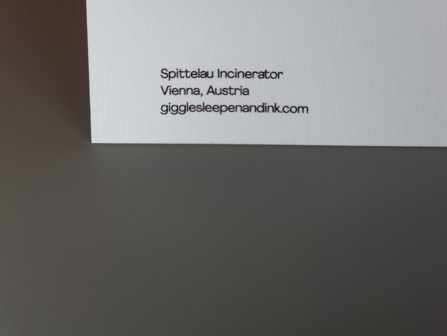 Incinerator Postcard