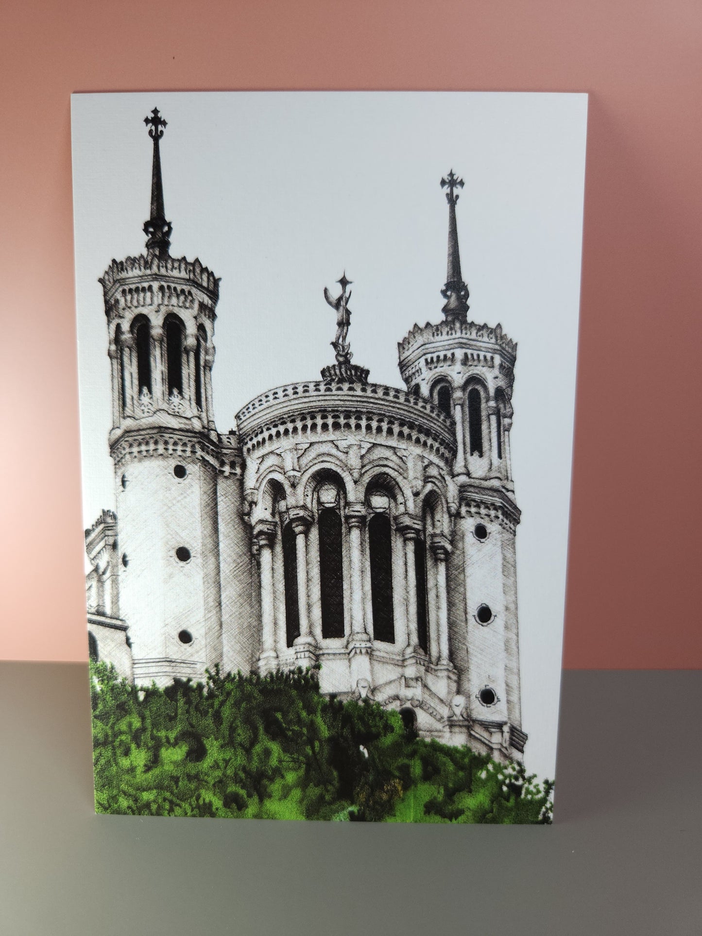 Lyon, France Postcard