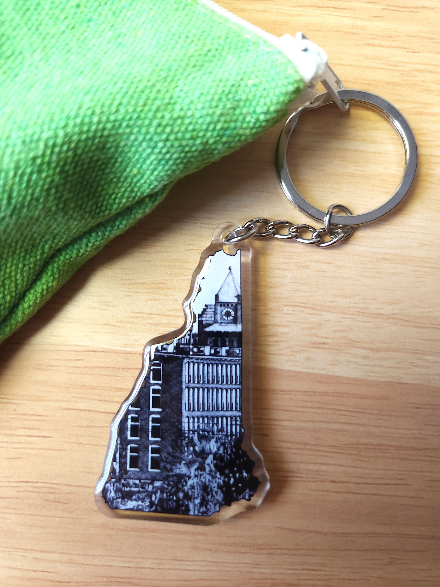 Manchester, NH Keychain