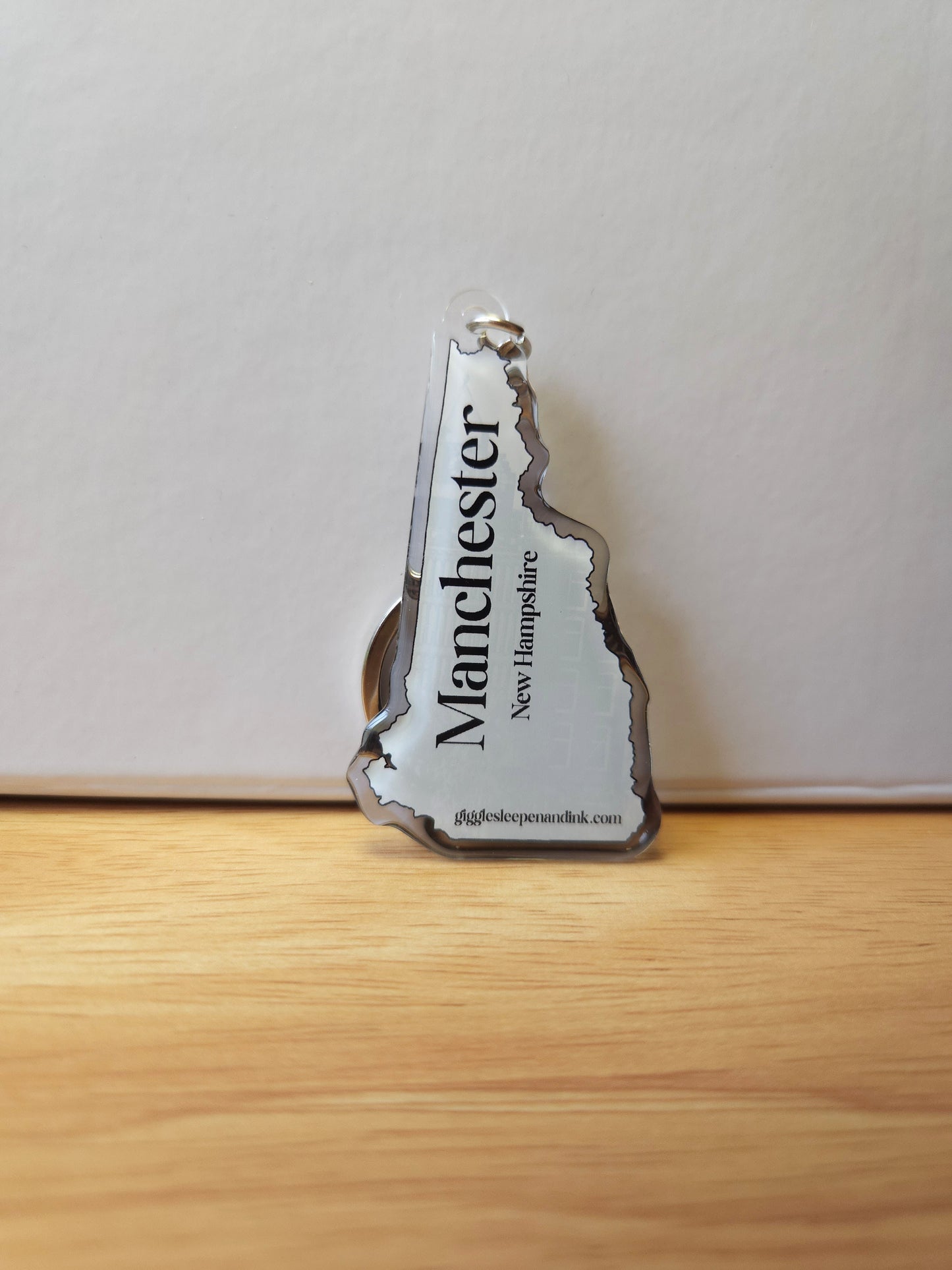 Manchester, NH Keychain