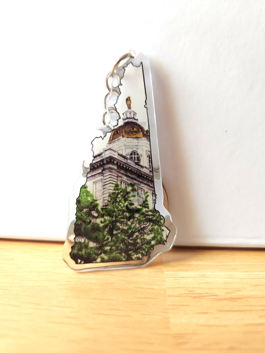NH State House Keychain