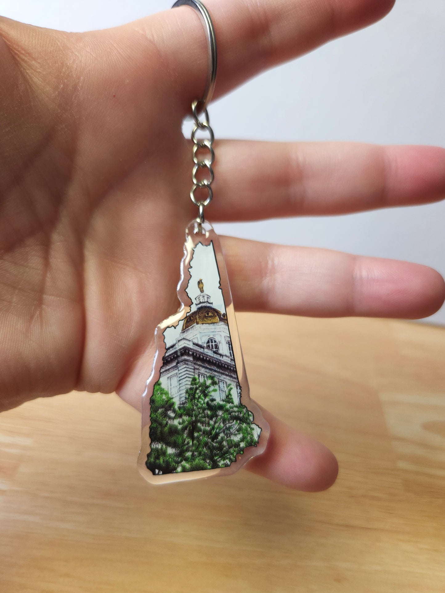 NH State House Keychain