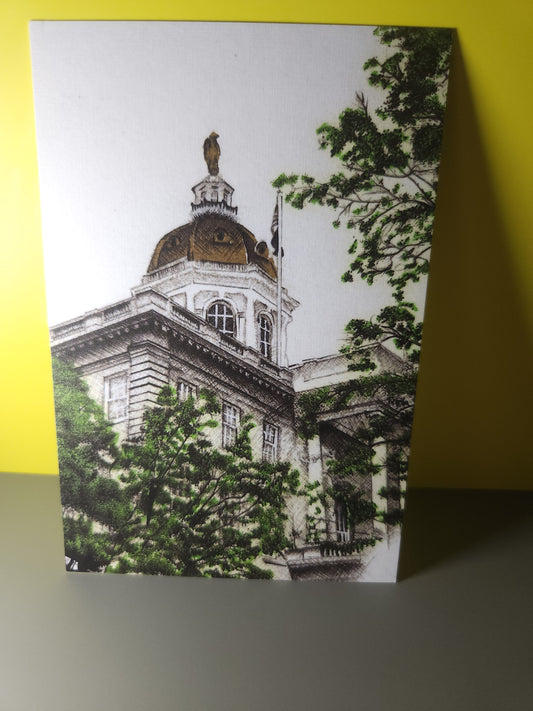 NH State House Postcard