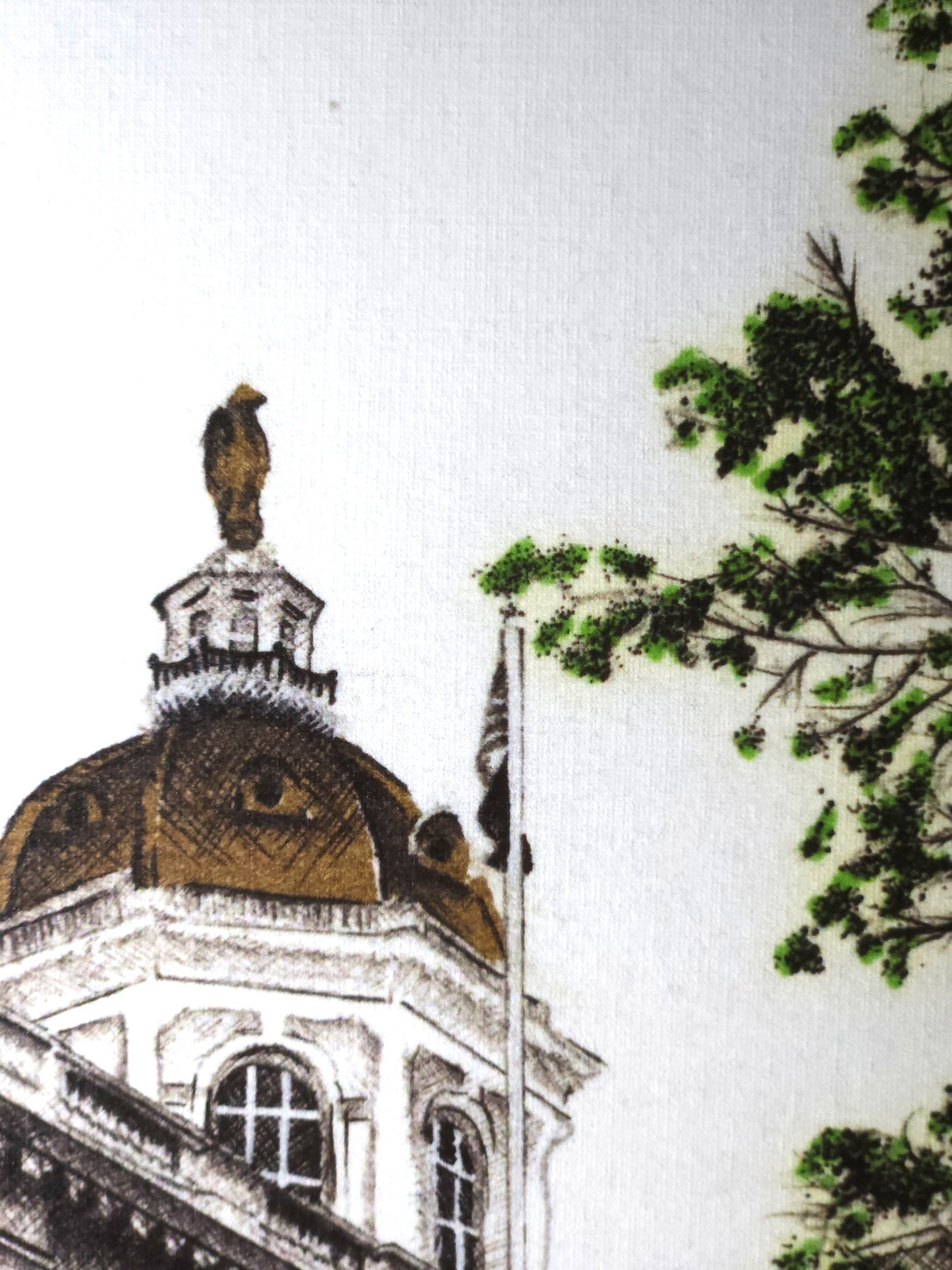 NH State House Postcard