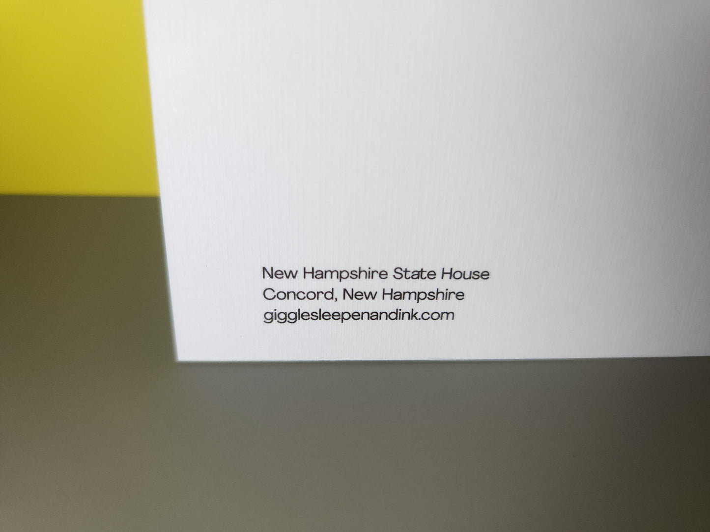 NH State House Postcard